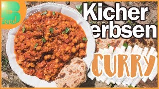 Curry Rezept  Kichererbsen Gericht  vegan amp schnell zubereitet  BodyFood [upl. by Cul]