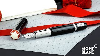 Montblanc Heritage Rouge et Noir Baby Siyah Dolma Kalem [upl. by Petta]