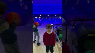 kids Bowling with older siblings youtubeshorts [upl. by Hsreh]