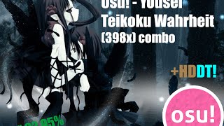 Osu  Yousei Teikoku  Wahrheit Saten  HDDT [upl. by Rhona]