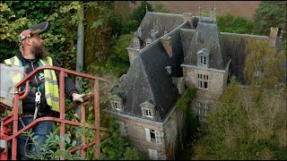 Clearing Decades Of Overgrowth From The Abandoned Chateau [upl. by Adnwahsat]