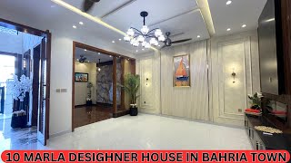 10 MARLA DESIGHNER HOUSE FOR SALE IN BAHRIA TOWN LAHORE [upl. by Cathlene167]