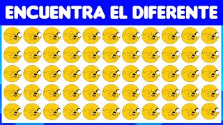 Encuentra el Emoji Diferente 😜🔎🤩 Find The Emoji  Puzzle Quiz [upl. by Aralk]