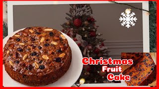 Christmas plum cake recipe with rum  Easy rich fruit cake recipe  SONALI’S KITCHEN [upl. by Fisa]