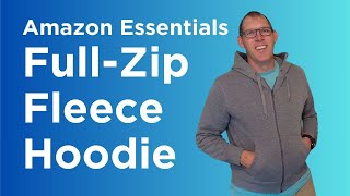 Amazon Essentials Full Zip Hoodie [upl. by Yrollam]