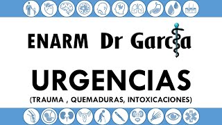 Urgencias Trauma quemaduras amp intoxicaciones  Dr Garcia [upl. by Mehelhteb381]