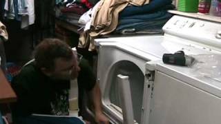 Maytag Dryer repair how to change baffles part 1wmv [upl. by Nirot19]