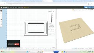 Easel DXF Import Pocket and Profile  First Carve [upl. by Yessak]