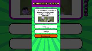 Quiz de Conhecimentos Gerais quiz quizinteligente conhecimentosgerais shortsvideo perguntas [upl. by Eidnam532]