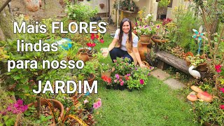 ESSA VINCA VOCÊS NUNCA VIRAMMUITAS FLORES NO JARDIM🤩 [upl. by Nauqed]