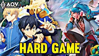 AOV  ALLAINKIRITO GAMEPLAY  HARD GAME  ARENA OF VALOR [upl. by Leahcim]