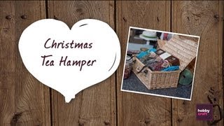 How to make Christmas Tea Hamper [upl. by Ulu]