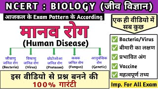 मानव रोग  Human diseases in hindi  Bacteria  Virus  Protozoa  Fungus  Biology  Study vines [upl. by Newbill]