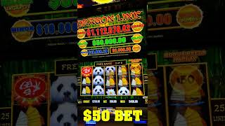 I GOT A 50 BET BONUS ON MILLION DOLLAR DRAGON LINK SLOT [upl. by Wrand]