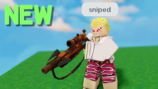 They added a SNIPER Gamemode Roblox Bedwars [upl. by Yrot]