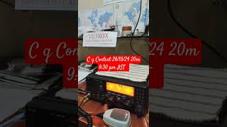 Ham Radio context on 20m 261024 hamradio ham hfradio  hf context [upl. by Aneelas]