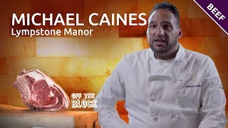 Off the Block Michael Caines Lympstone Manor Beef dish [upl. by Queridas635]