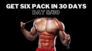 Get Six Pack in 30 Days  ABS Workout Day 830 [upl. by Elleuqar415]