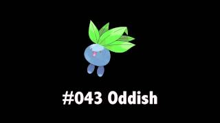 Pokemon Cries 043 Oddish [upl. by Holey]