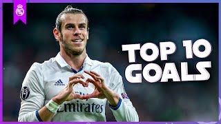 GARETH BALES TOP TEN Real Madrid goals [upl. by Rives648]