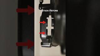 How to DIY Fix Stuck MTB Brake Caliper Piston [upl. by Atinihs]