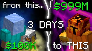 How I TRANSFORMED this profile in 3 days… Hypixel Skyblock [upl. by Atem375]