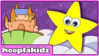 Twinkle Twinkle Little Star Song  HooplaKidz Nursery Rhymes amp Kids Songs [upl. by Elbas]