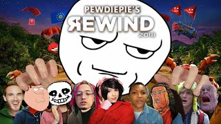 Meme Rewind 2018 Flyingkittys part from Pewdiepies Rewind [upl. by Giesecke]