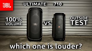 JBL Partybox 710 vs Ultimate Outdoor Loudness Comparison Max Volume [upl. by Milore]