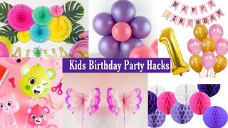 Awesome Kids Birthday Party Ideas amp Hack that any one can do at home [upl. by Ssej]