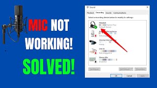 Fix Microphone Not Working on Windows 10  problem solved  2024  updated [upl. by Landes]