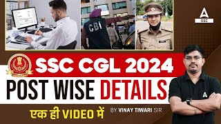 SSC CGL Post Details 2024  SSC CGL Post Details And Job Profile  SSC CGL Full Details [upl. by Brana]