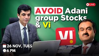 Avoid Adani Group Stocks amp Vodafone Idea [upl. by Elleb372]