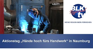 Aktionstag „Hände hoch fürs Handwerk“ in Naumburg [upl. by Fregger932]