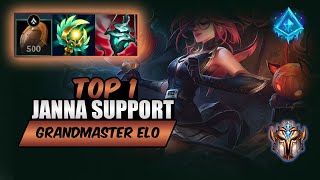 Wild Rift JANNA TOP 1  S13 rank game  build [upl. by Hasty]