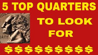 TOP 5 RAREST STATE QUARTERS IN YOUR POCKET WORTH MONEY SO CHECK YOUR CHANGE QUARTERS TO LOOK FOR [upl. by Kort522]