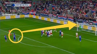 🇭🇷Luka Modrić SUPERB FREE KICK GOAL vs Poland  Croatia vs Poland  Modrić free kick Nations league [upl. by Kotta]