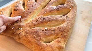 How to Make Fougasse  French Flat Bread Recipe [upl. by Gizela456]