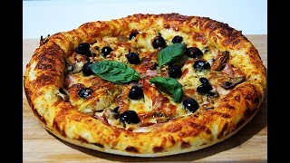 Capricciosa Pizza Recipe  Kaprićoza Pica [upl. by Atteiluj]