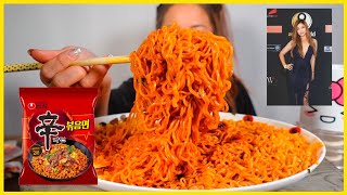 NEW STIR FRIED SHIN RAMEN NOODLES l MUKBANG [upl. by Herminia]