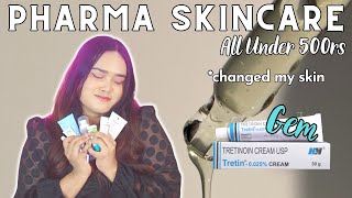 Pharmacy Skincare That Truly Works🏨  Under 500rs ONLY [upl. by Kwei656]