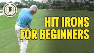 HOW TO HIT IRONS FOR BEGINNERS [upl. by Crim184]