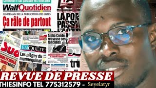 REVUE DE PRESSE DU SENEGAL REVUE DE PRESSE AUJOURDHUI 09 04 2024 [upl. by Nnylahs538]