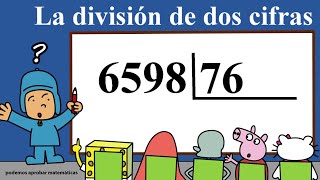 Como dividir por 2 cifras [upl. by Ahsatal]