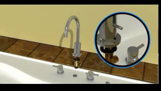 Bélanger H2flo® Roman Bathtub Faucet Installation [upl. by Korwin557]