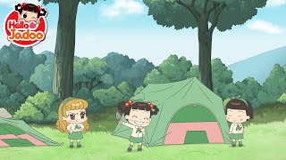 HEY LETS GO CAMPING  Hello Jadoo [upl. by Ertnod]