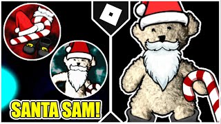 How to get SANTA SAM SKIN  quotTHE PARTSquot amp quotWHAT ITS ALL ABOUTquot BADGES in BEAR BEAR 2 ROBLOX [upl. by Nwahsav412]