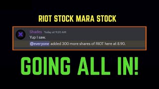 RIOT Stock RIOT PLATFORMS INC stock RIOT STOCK PREDICTION RIOT STOCK analysis RIOT stock news [upl. by Onez]