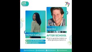 AFTER SCHOOL  What Is Journalism vs What Good Journalism Is [upl. by Sylram]