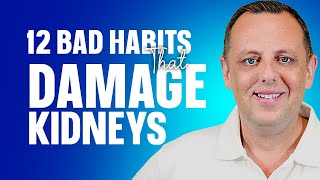 12 Bad Habits that can damage your kidneys lead to Chronic Kidney Disease or kidney failure [upl. by Eldwen]